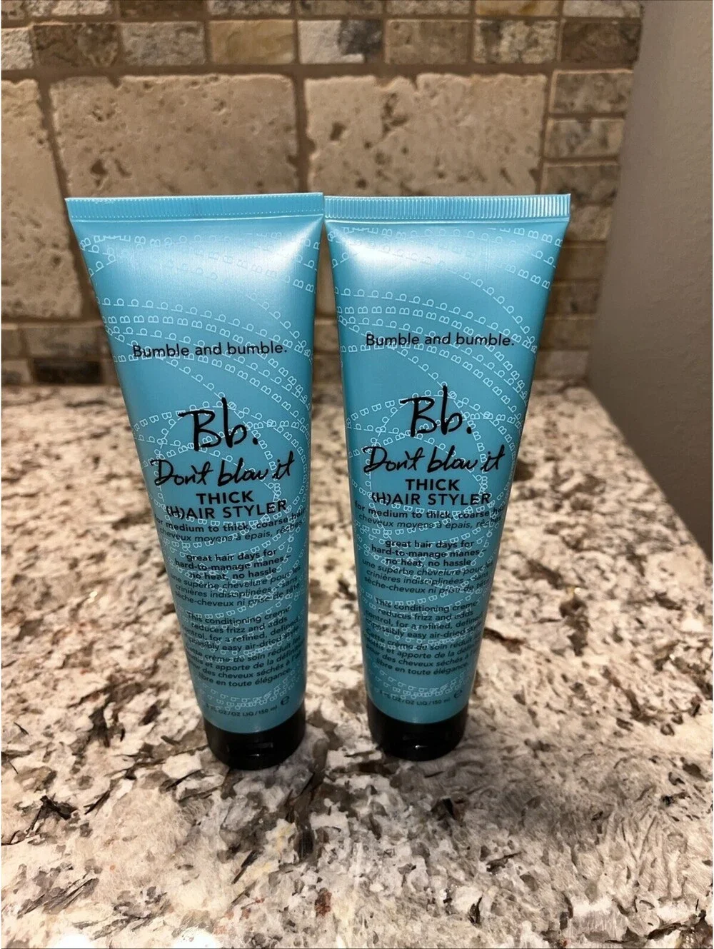 Lot of 2 Bumble and Bumble Don't Blow It Thick Hair Styler 150ml 5oz Coarse Hair